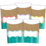 Shabby Chic library pockets 3" x 5" 35/pk