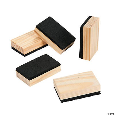 Mini Dry Erase Erasers 12/pk