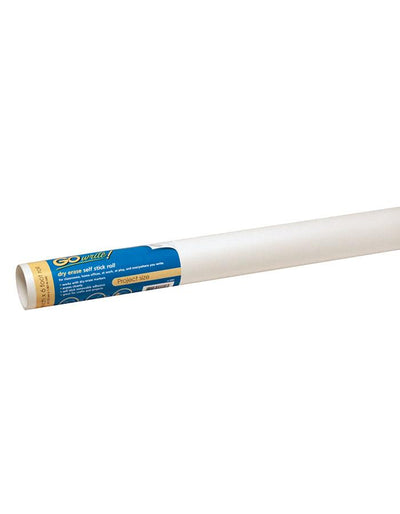 Dry Erase Roll, Self-Adhesive, White, 1 Roll (discontinued)