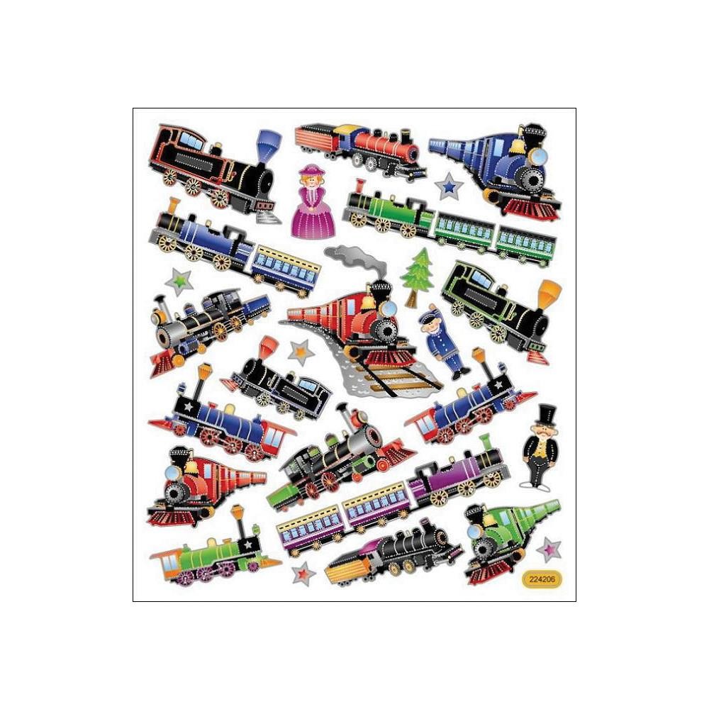Train Scrapbook Stickers