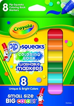 Crayola Pip Squeak Washable Coloring Markers 8/pk