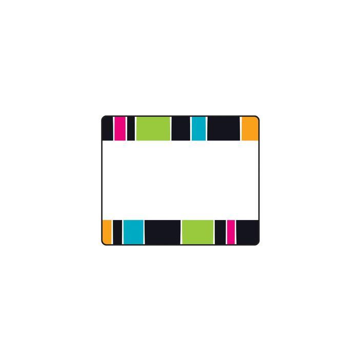 Stripe-tacular Groovy Self Adhesive Labels 2 1/2" x 3" 36/pk (Discontinued)