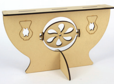 Die Cut Menorah 1pc (closeout)