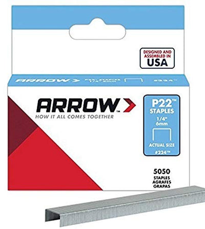 Arrow Staples 5000ct 1/4" #224