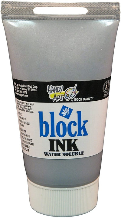 block Ink Tube, Silver, 2.5 Ounce