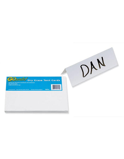 Dry Erase Tent Cards, Non-adhesive (discontinued)