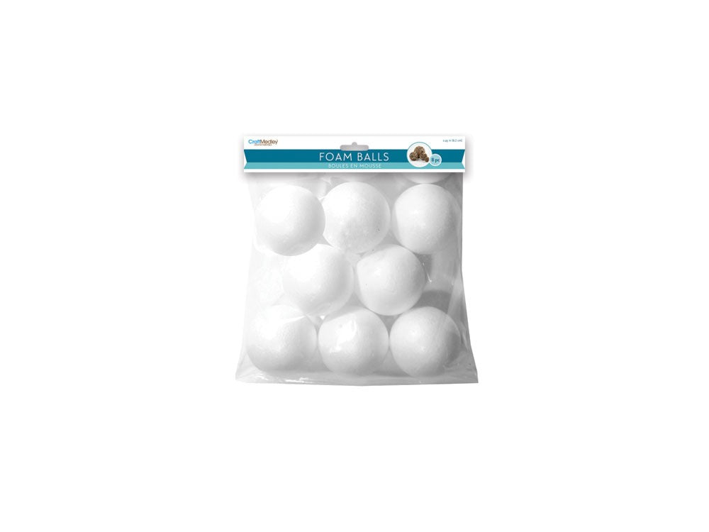 Polyfoam Ball 2 1/2" 8/pk