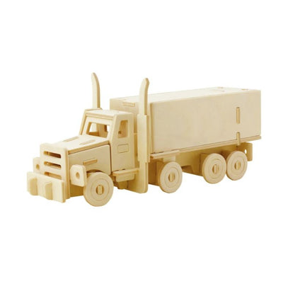 3D Wooden Puzzle Truck