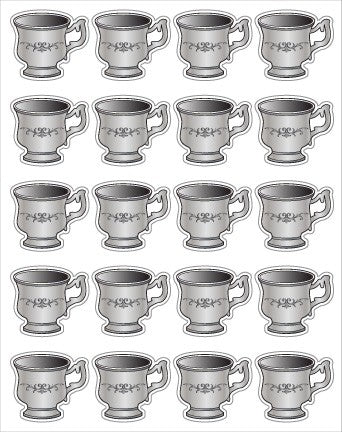 Negel Vasser Stickers 1" 6 Sheets