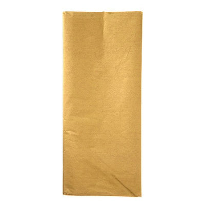 Tissue Paper Metallic Gold 20 x 26"  4 pieces