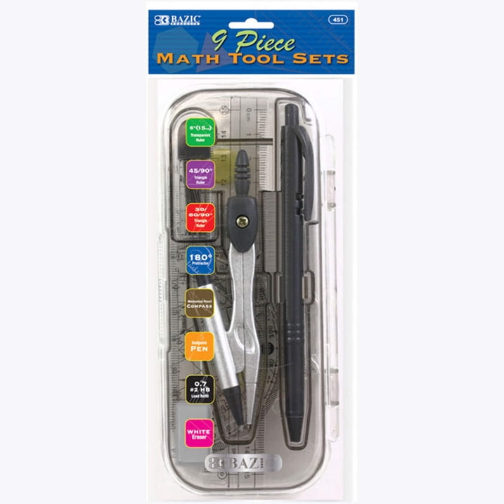 9 Piece Math Tool Sets