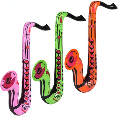 Inflatable Saxophone 24" 12/pk