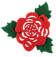 Rose felt shapes 8/pk