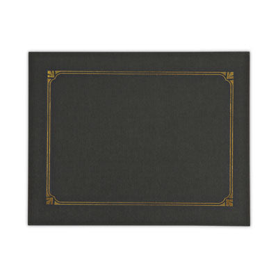 Certificate Covers Black 8.5" x 11" 6/pk