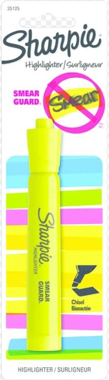 Highlighter Yellow Thick Carded