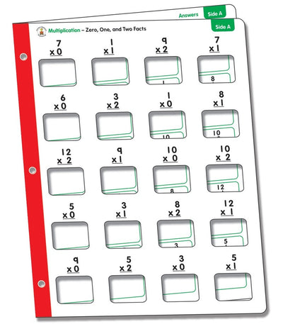 Math Windows Learning Cards