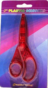 Kids Plastic Safety Scissors 5"