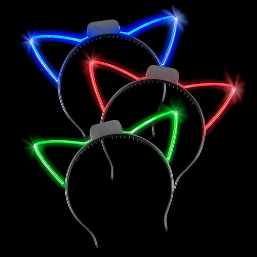 LED Cat Headband 12/pk
