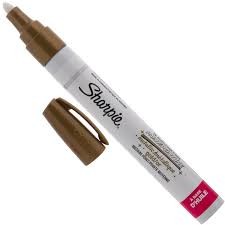 Sharpie Paint Gold Med.