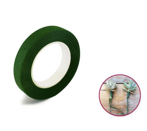 Floral Tape Stem Wrap 1/2" x 20yds Green