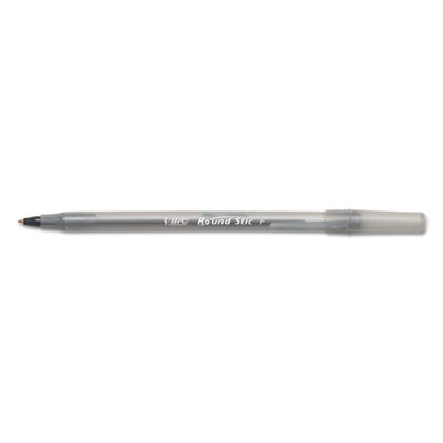 Bic Round Stic Fine Ballpoint pen 12/pk (Black)