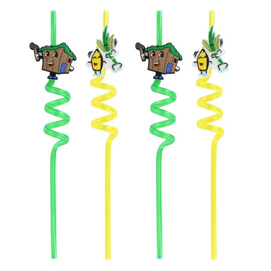 Sukkot themed wiggly straws
