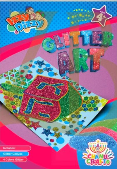 Chanukah Glitter Art Craft