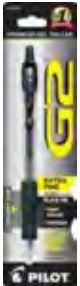G2 Gel Retractable Pen Extra Fine Black