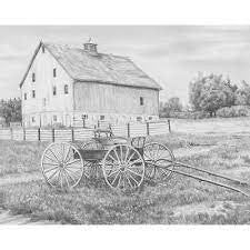 Sketching Kit 9" x 12" Country Wagon