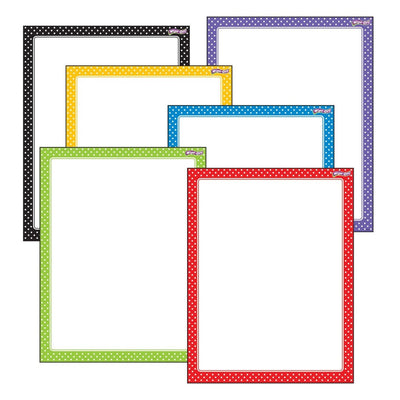 Polka Dots Charts Combo Pack 17" x 22" 6/pk (discontinued)