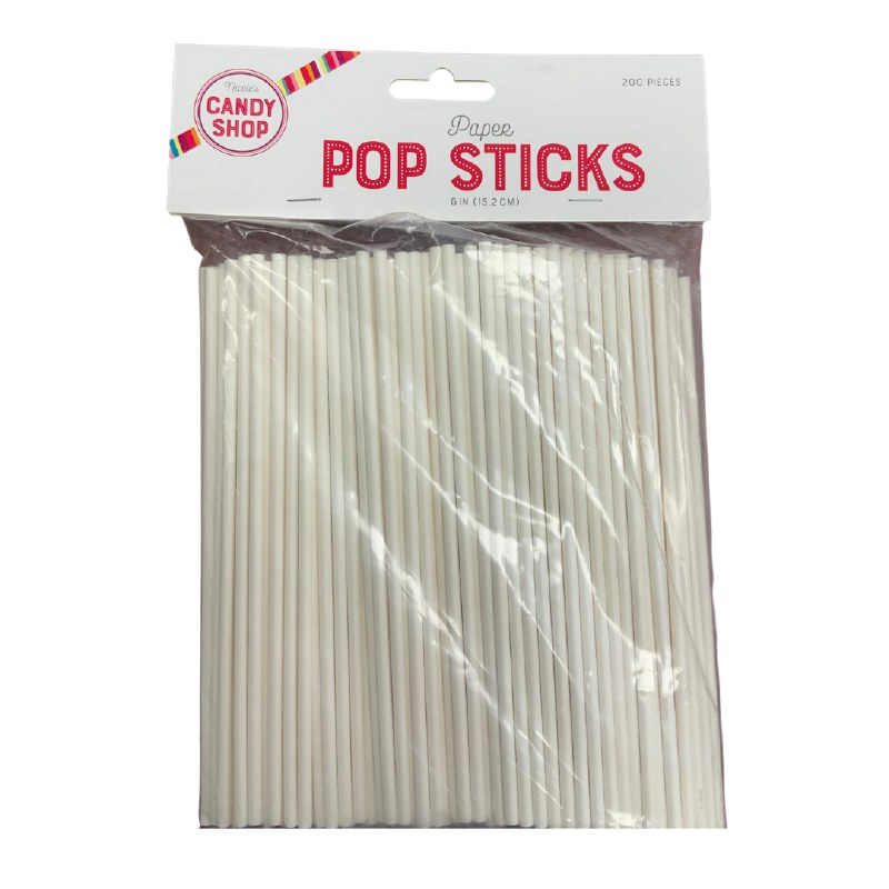 Lollipop Sticks 6" 100/pk
