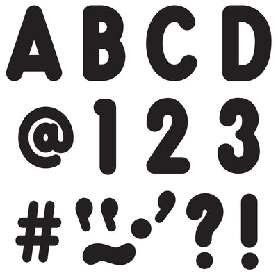 Black 7-Inch Billboard Uppercase (English) Ready Letters