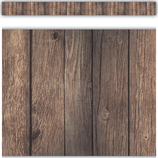 Dark Wood Straight Border 35" x 3" 12/pk