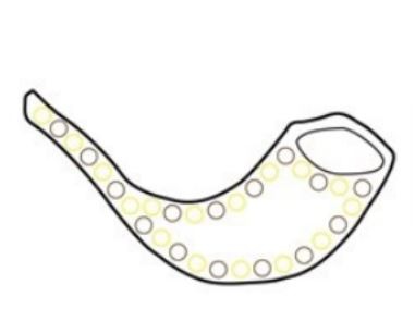 Rosh Hashanah Shofar Sticker Craft 20/pk (discontinued)