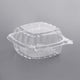 Plastic Sandwich Container Hinged Lid 5 5/8" x 5 1/4" x 2 3/4" 125/PK