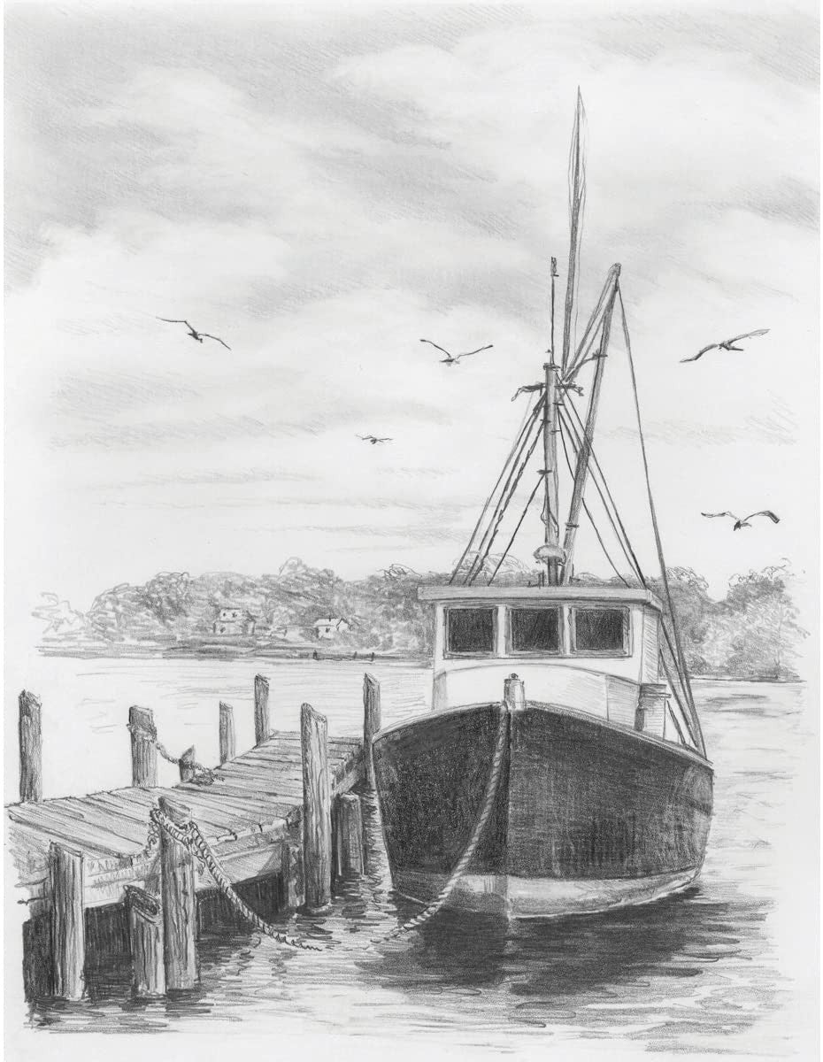Fishing Boat Sketching Made Easy Kit