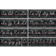 Chalkboard Bright Cursive Bulletin Board Set
