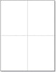 Perforated cards white 4/pg 250/pk