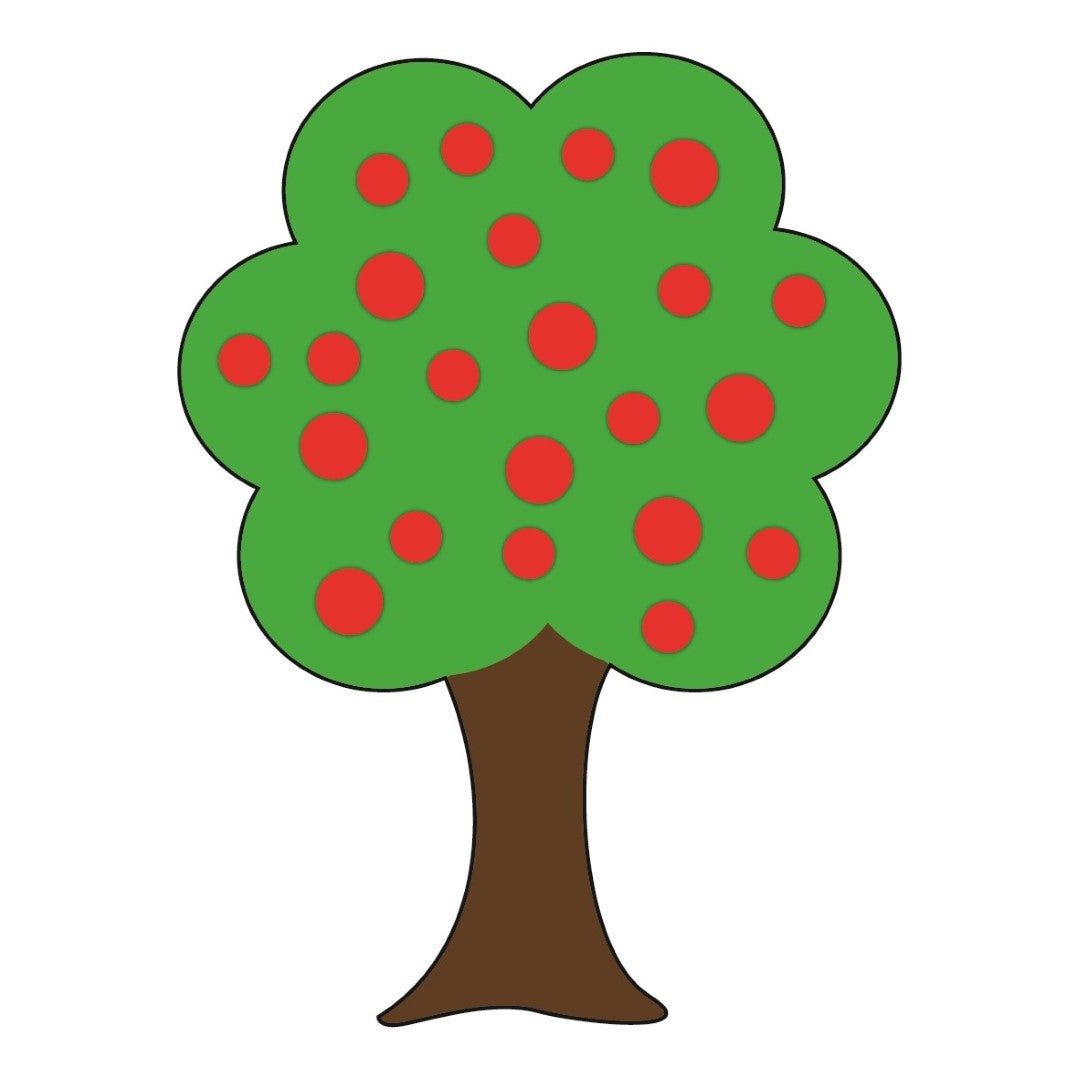 DIY Tree Cardboard Cutouts (not colored) 5" x 7" 12/pk  (Discontinued)