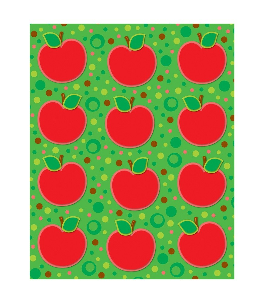 Apples Shape Stickers 72 Stickers