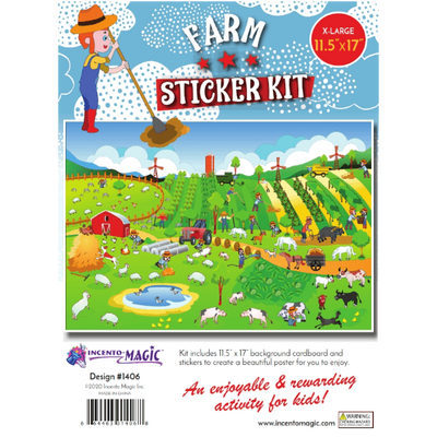 Farm Sticker Kit 11.5″ x 17″ Cardboard 1 set