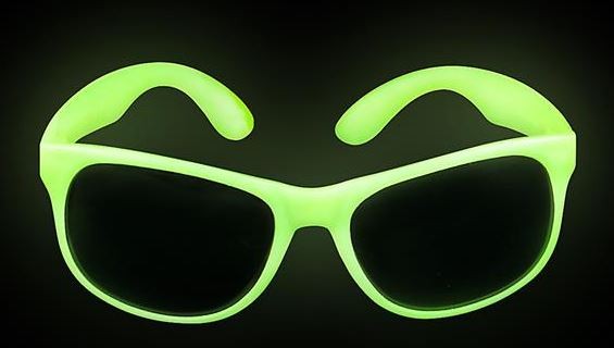 Glow In Dark Sunglasses 12/pk (Discontinued)