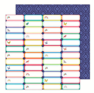 Scrapbook Designed Patterned Paper 12"x12"
