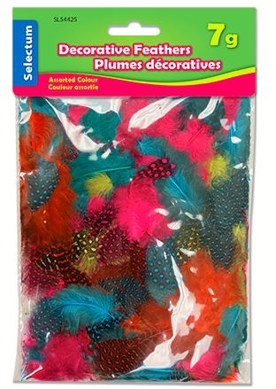 Feathers Assorted 7 Grams 112/pk (Discontinued)