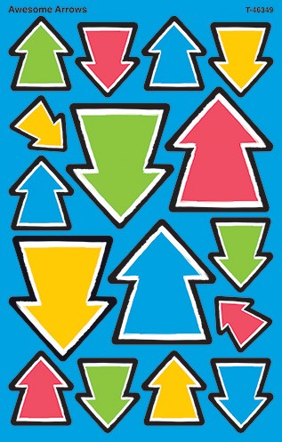Awesome Arrow Stickers (8 Sheets) (Discontinued)
