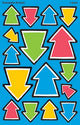 Awesome Arrow Stickers (8 Sheets) (Discontinued)