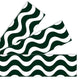Wavy Black Borders 2 3/4in x 35 3/4ft 12/pk