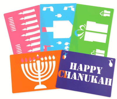 Chanukah Stencils 5" x 8" 5/pk (Discontinued)