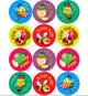 Shana Tova Stickers 1.25" 10/pk