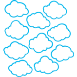Cloud Accents 6" 30/pk
